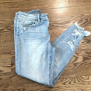 Flying monkey distressed jeans